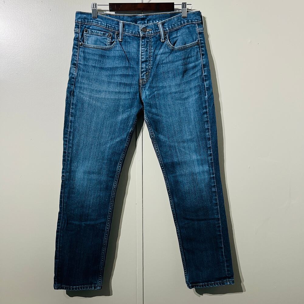 Levi's 511 Jeans Men's Size 36X30 Blue Five Pocket Slim Fit Straight Leg Denim - Picture 1 of 16